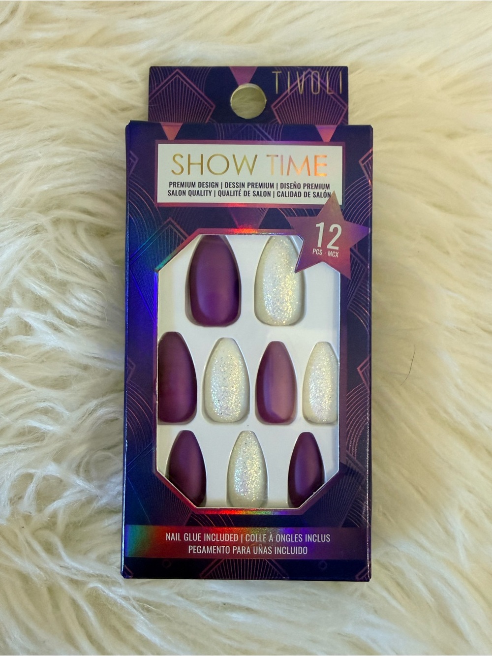 💫10/$25 • Show Time Tivoli Premium Design False Nails